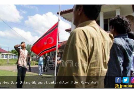 Polisi Kejar Pengibar Bendera Bulan Bintang di Aceh - JPNN.COM