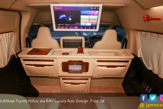 Inspirasi Modifikasi Toyota HiAce ala BAV Luxury Auto Design - JPNN.COM