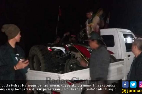 Pelaku Curanmor Lintas Kabupaten Tabrak Polisi - JPNN.COM