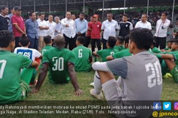 Cara Edy Rahmayadi Memotivasi Para Pemain PSMS Medan - JPNN.COM
