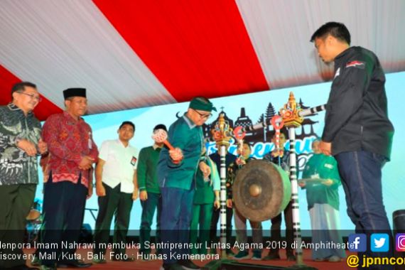 Santripreneur Lintas Agama 2019, Menpora Harap Santri Indonesia Warnai Pasar Dunia - JPNN.COM