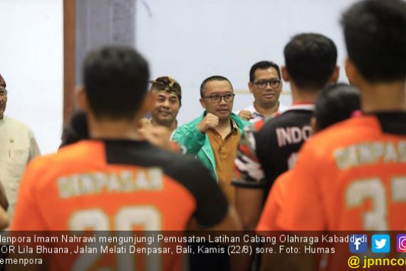 Pesan Menpora Saat Meninjau Pemusatan Latihan Cabor Kabaddi di Bali - JPNN.COM