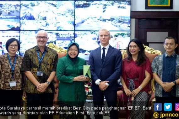 Surabaya Raih Predikat Best City dari EF EPI Best Awards - JPNN.COM