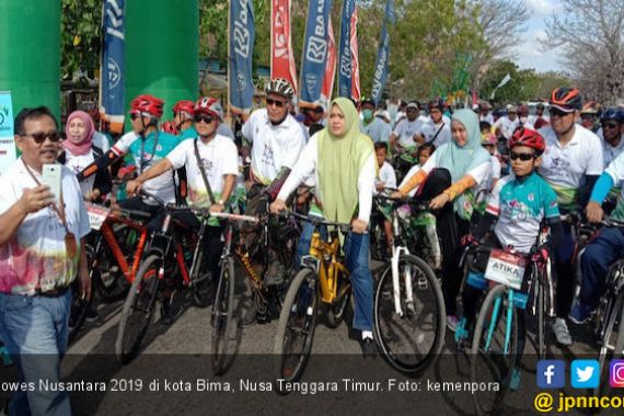 Gowes Nusantara 2019 Etape Bima Usung Pesan Perdamaian untuk Semua - JPNN.COM