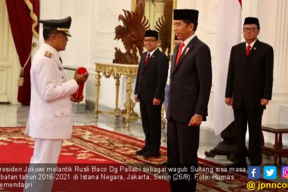 Rusli Baco Dilantik jadi Wagub Sulteng di Istana Negara - JPNN.COM