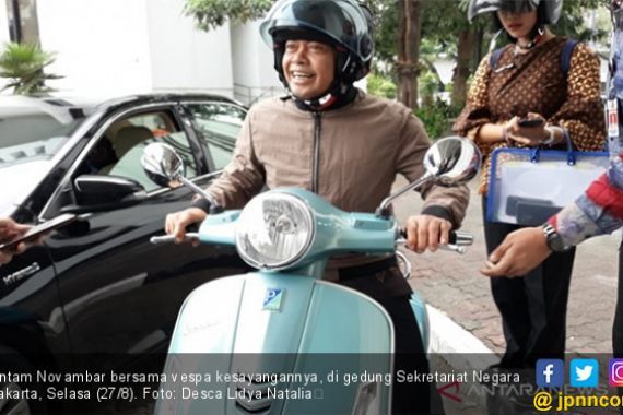 Antam Novambar Janji Setia Naik Vespa Jika jadi Pimpinan KPK - JPNN.COM