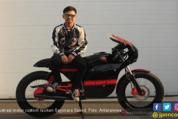 Motor Custom Racikan Pemuda Bandung Sukses Menghipnotis Mancanegara - JPNN.COM