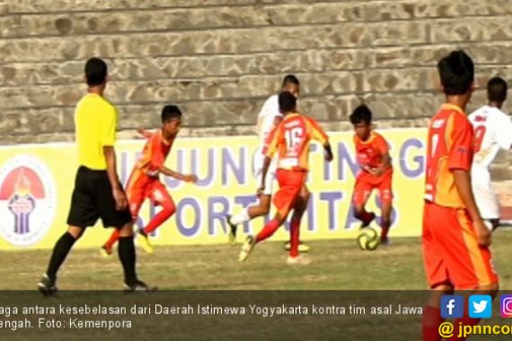 Gol Bunuh Diri DIY Bikin Jateng Melaju ke Empat Besar Liga Pelajar U-14 Menpora - JPNN.COM