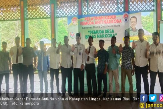 Kemenpora Bina 234 Pemuda Lingga Jadi Kader Antinarkoba - JPNN.COM