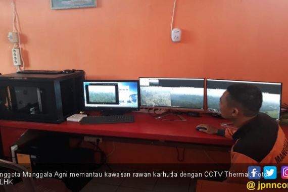 KLHK Pasang 15 CCTV Thermal di 15 Kawasan Rawan Karhutla - JPNN.COM