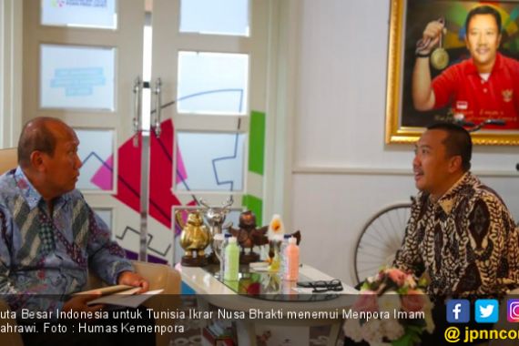Terima Dubes Indonesia untuk Tunisia, Menpora Ingin Kerja Sama Bidang Olahraga Terjalin Baik - JPNN.COM