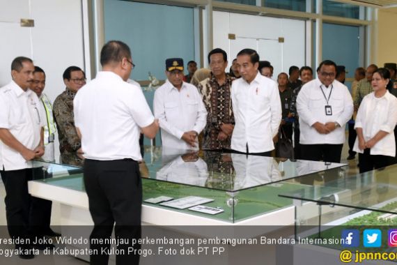 Jokowi Akui Pembangunan Bandara Yogyakarta Paling Cepat - JPNN.COM