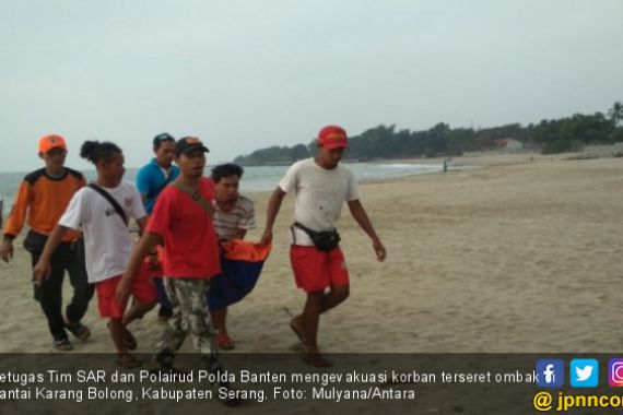 Terseret Ombak Pantai Karang Bolong, Seorang Santri Hilang - JPNN.COM