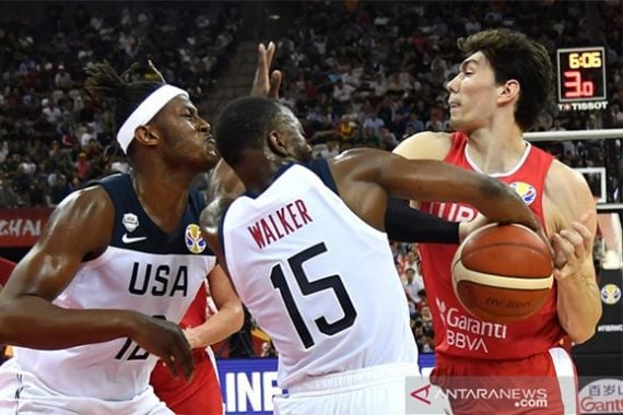 Amerika Serikat Nyaris Kalah dari Turki di Piala Dunia FIBA 2019 - JPNN.COM