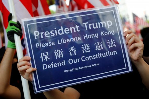 Demonstran Hong Kong: Terima Kasih Presiden Trump Atas Hadiahnya - JPNN.COM
