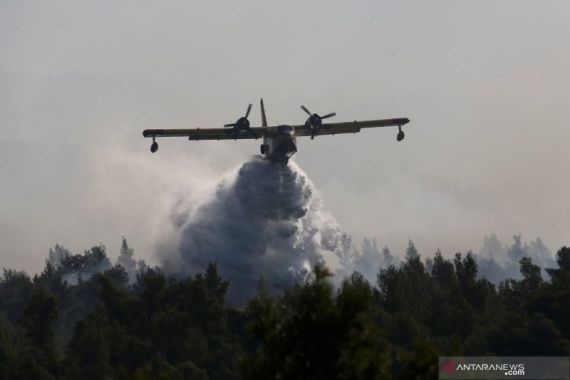 Kebakaran Hutan, Ratusan Warga Yunani Terpaksa Mengungsi - JPNN.COM