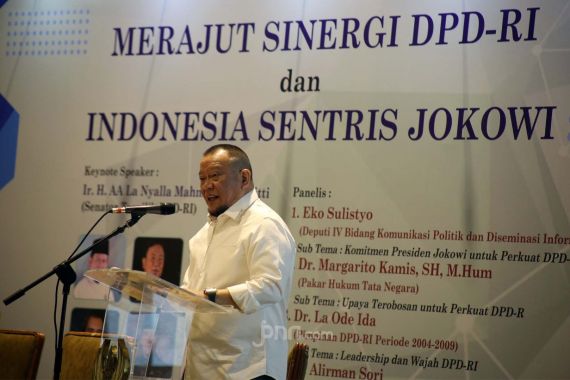 La Nyalla Ingin DPD Ikut Wujudkan Pembangunan Indonesia Sentris - JPNN.COM