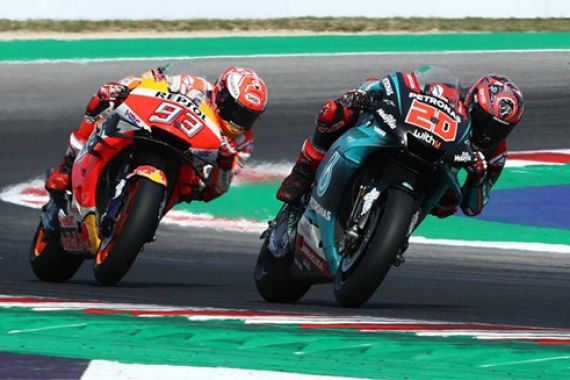 Quartararo Akui Belum Punya Cara Kalahkan Marquez - JPNN.COM