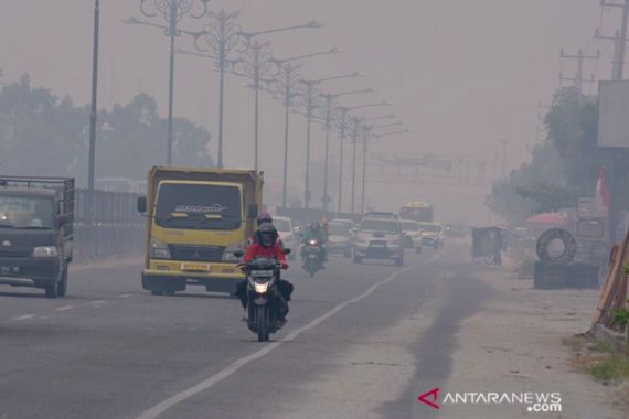 Sebar 1,5 Juta Masker Selama Kabut Asap Karhutla di Riau - JPNN.COM