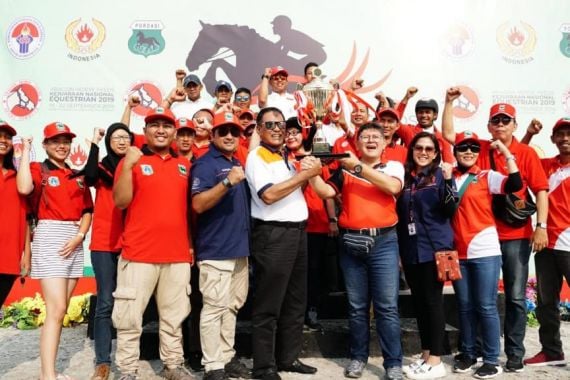 Sabet 4 Medali Emas, DKI Jakarta Rebut Juara Umum Kejurnas Equestrian 2019 - JPNN.COM