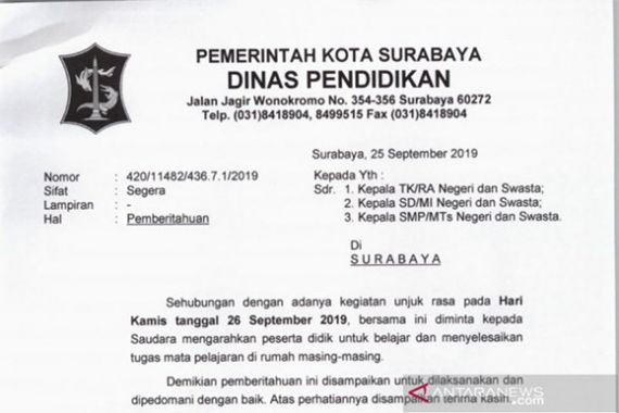 Demo Hari Ini: Di Surabaya Bakal Besar-besaran, Anak STM Dapat Undangan - JPNN.COM