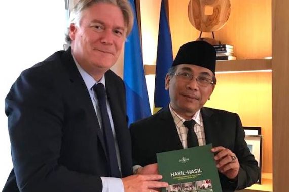 Ikhtiar Kiai Staquf Kampanyekan Islam Ala NU di Ibu Kota Uni Eropa - JPNN.COM