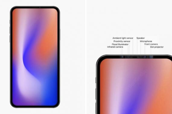 Desain Baru iPhone Bakal Lebih Besar dan Tanpa Notch - JPNN.COM