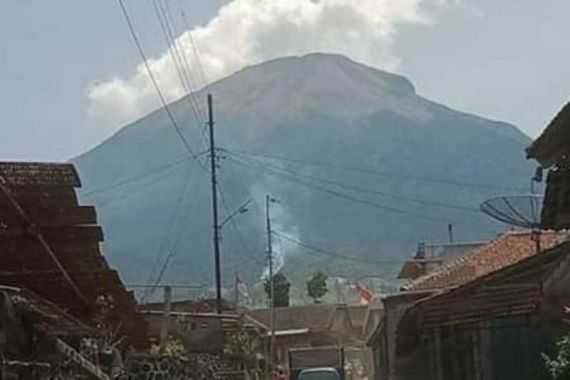 Hutan Milik Perhutani di Lereng Gunung Sindoro Terbakar - JPNN.COM