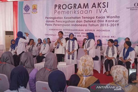 Iriana Jokowi Ajak Perempuan Deteksi Dini Kanker Serviks - JPNN.COM