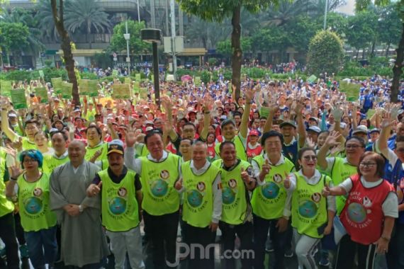 GPSK dan Permabudhi Ajak 1.500 Relawan Kampanyekan Bebas Plastik Indonesia Cantik - JPNN.COM