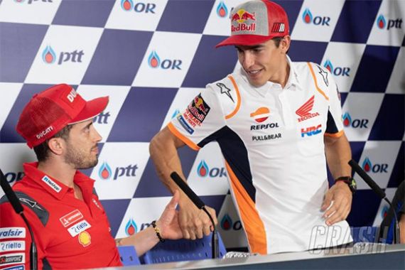 Membumi, Marc Marquez Target Podium di Thailand, Bukan Juara Dunia 2019 - JPNN.COM