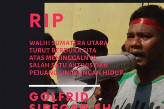 Walhi Desak Polda Sumut Usut Tuntas Kematian Goldfrid Siregar - JPNN.COM