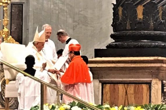 Mgr Ignatius Suharyo Jadi Kardinal, Indonesia Raya Berkumandang di Vatikan - JPNN.COM