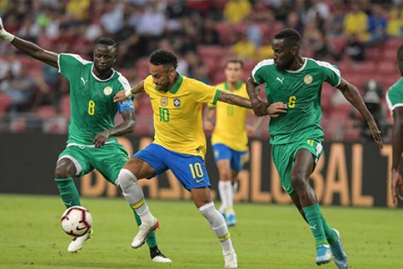 Turun dengan Kekuatan Penuh, Brasil Ditahan Imbang Senegal - JPNN.COM
