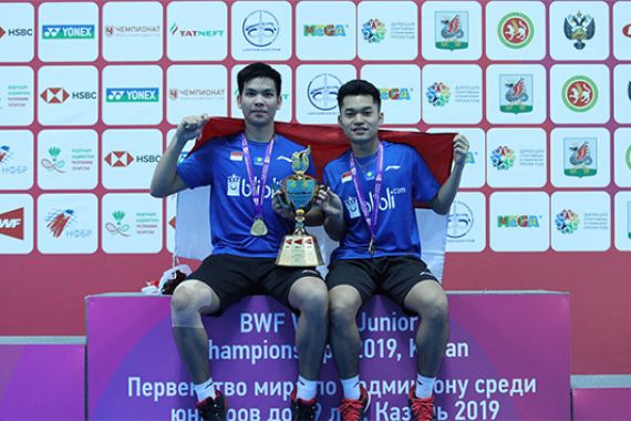 Indonesia Raih 2 Gelar Juara Dunia Bulu Tangkis Junior 2019 - JPNN.COM