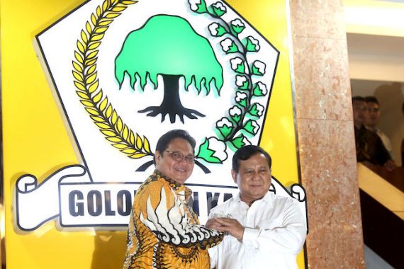 Prabowo Kembali Temui Airlangga, DNA Golkar Disebut Modal Kerja Sama Partai - JPNN.COM