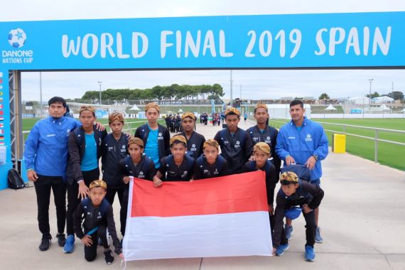 Tim U-12 Indonesia Posisi Keempat Danone Nations Cup 2019 - JPNN.COM