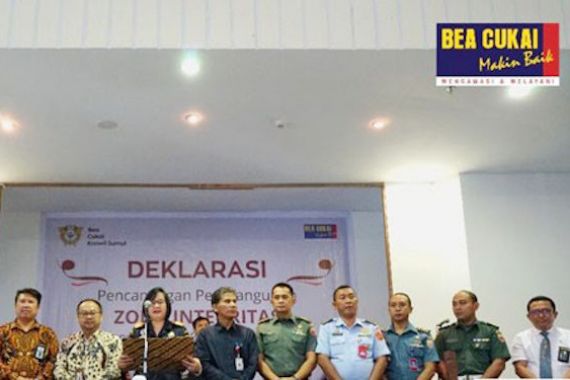 Bea Cukai Sumatera Utara Canangkan Zona Integritas - JPNN.COM