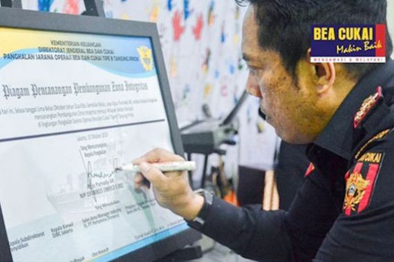 Wujudkan Wilayah Bebas Korupsi, Pangsarop Bea Cukai Tanjung Priok Canangkan Zona Integritas - JPNN.COM