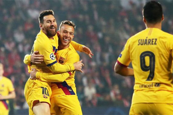 Lionel Messi Ukir Rekor saat Barcelona Berjaya di Praha - JPNN.COM