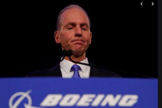 Buntut Skandal 737 MAX, Boeing Pecat CEO Dennis Muilenburg - JPNN.COM