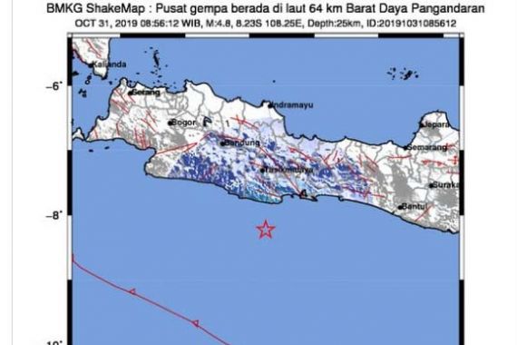 Pangandaran Digoyang Gempa, Dirasakan Hingga Tasikmalaya dan Ciamis - JPNN.COM