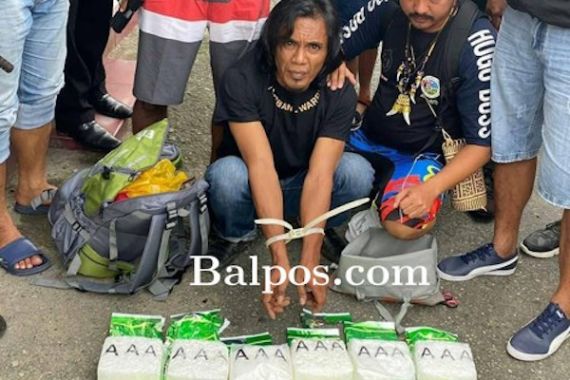 Bawa Sabu-sabu dalam Ransel, Si Gondrong Diciduk Polisi - JPNN.COM