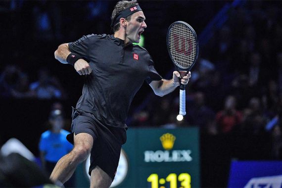 ATP Finals 2019: Roger Federer Bikin Novak Djokovic Gigit Jari - JPNN.COM