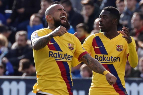 Vidal Pastikan Kemenangan Comeback Barcelona Atas Leganes - JPNN.COM