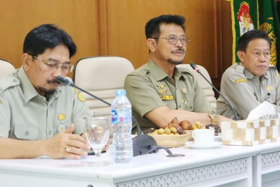 Pesan Mentan Syahrul kepada Aparat dan Petugas Pertanian - JPNN.COM