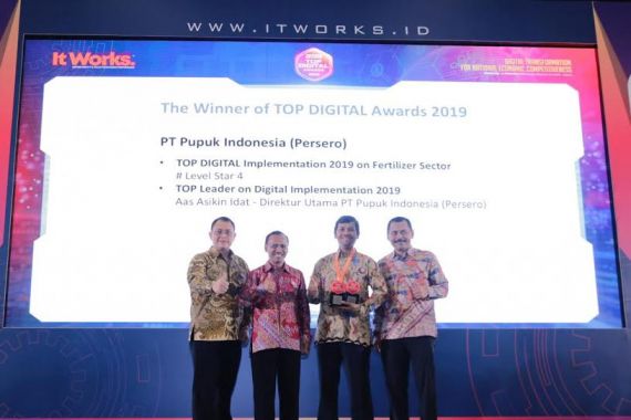 Pupuk Indonesia Raih TOP Digital Award 2019 - JPNN.COM