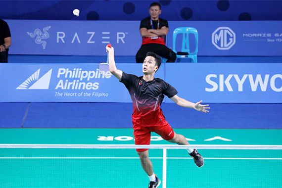 Final Badminton SEA Games 2019: Ginting Menang, Indonesia 2, Malaysia 1 - JPNN.COM