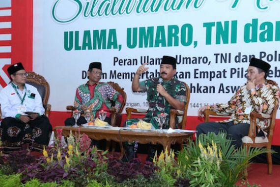 Pesan Marsekal Hadi Saat Acara Silaturahmi Nasional Ulama, Umaro, TNI dan Polri - JPNN.COM