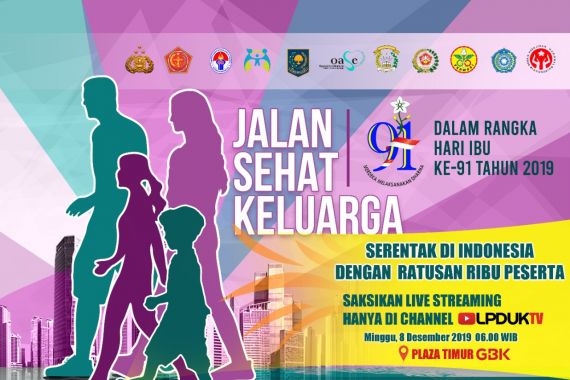 LPDUK Dukung Jalan Sehat Keluarga 2019 - JPNN.COM